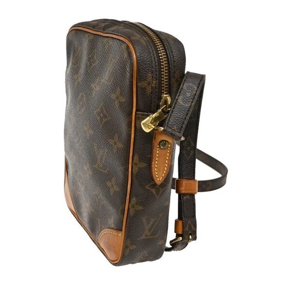 LOUIS VUITTON Danube Shoulder Bag Monogram Leather Brown France - Picture 4 of 16